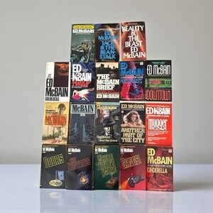 Lot of 18 Vintage PB Crime Books by Ed McBain  (No 87th Precinct Novels)